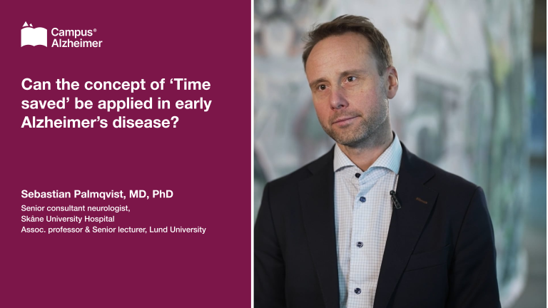 Can the concept of ‘Time saved’ be applied in early Alzheimer’s disease_