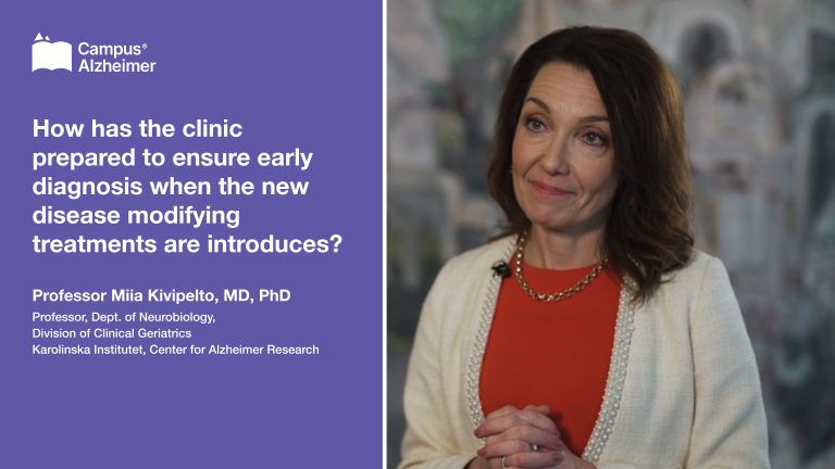 How has the clinic prepared to ensure early diagnosis when the new disease modifying treatments are introduces_