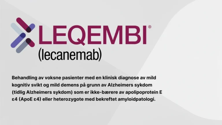 LEQEMBI brand NO - Category